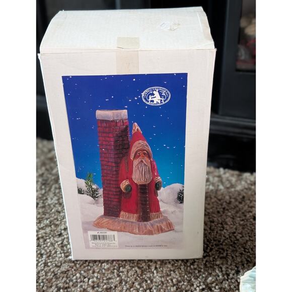 Paul Bolinger Kurt S. Adler Santa Chimney Figurine JB230 w/ Box Handcrafted - Picture 9 of 13